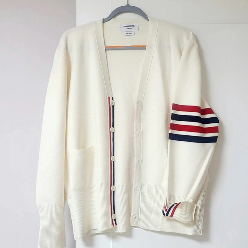 Thom Browne 4-Bar cardigan